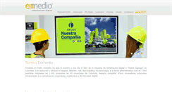 Desktop Screenshot of enmedio.com.co