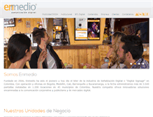 Tablet Screenshot of enmedio.com.co